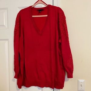 Plus size V neck sweater. 26/28. EUC.